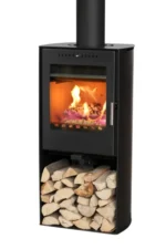 Poêle à bois ADURO 19 noir, 5 kW – Image 2