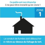 Poêle à bois INVICTA Ove noir, 10 kW – Image 4